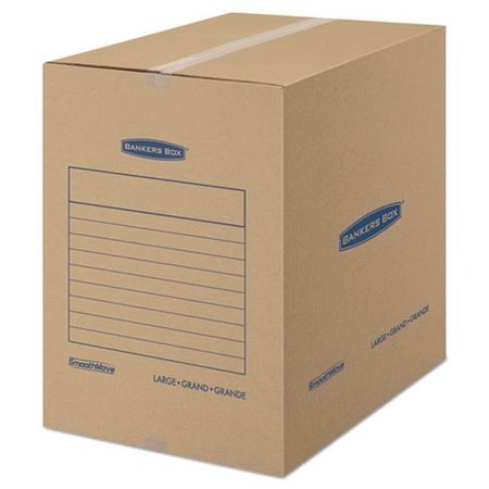 Fellowes Fellowes Manufacturing 7714001 Smoothmove Basic Moving Boxes; Kraft - 18 L x 18 W x 24 H in. 7714001